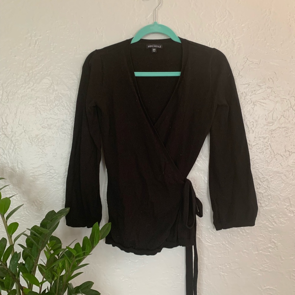J CREW WRAP SWEATER